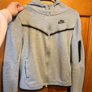 Nike Tech Heather Gray Full-Zip Jacket/Pant